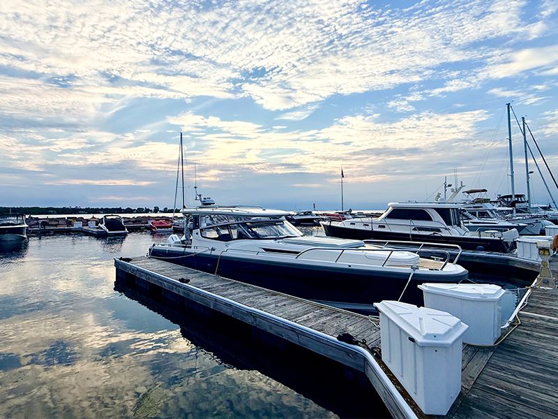 Egg Harbor Boats / Sunset