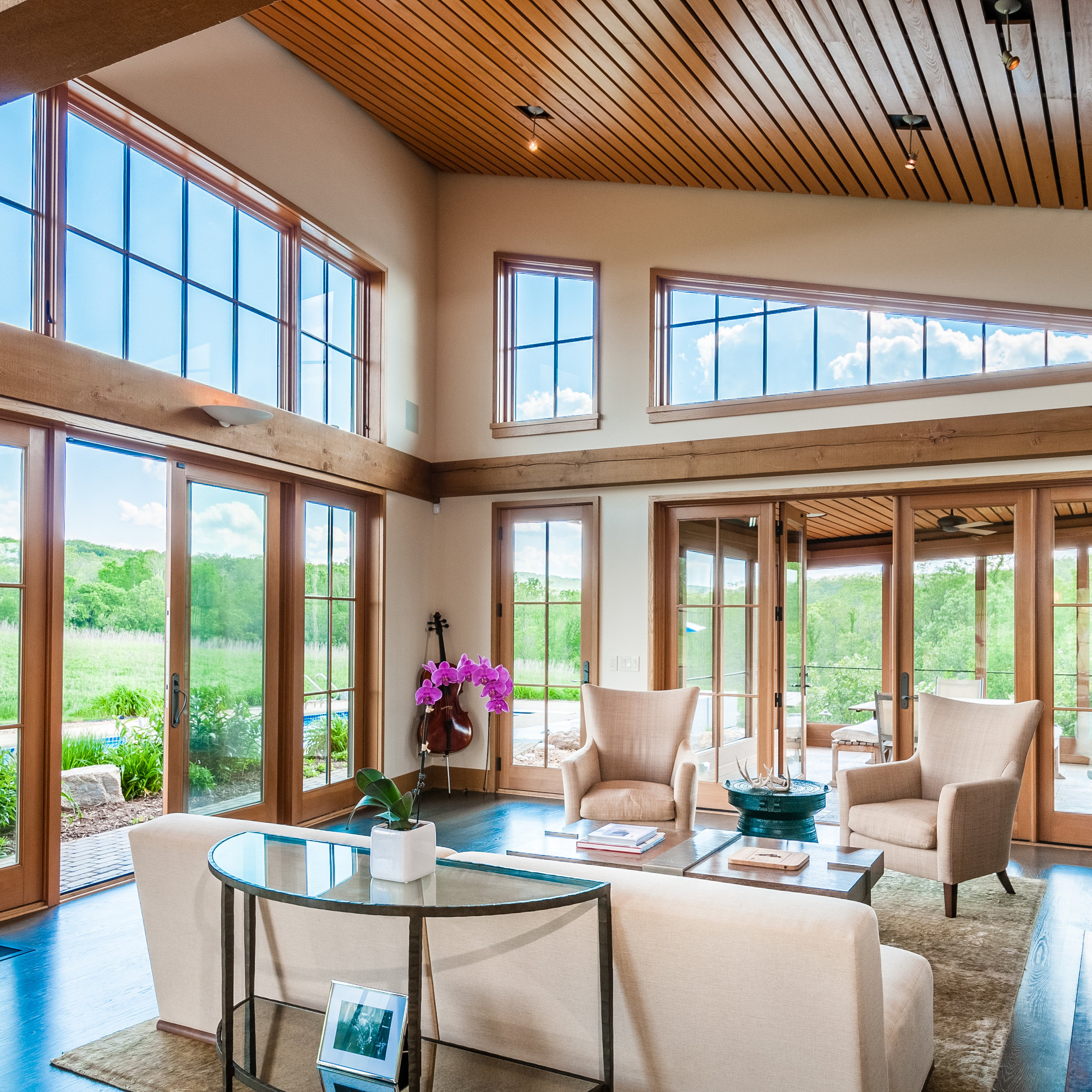 Interior shot of a bedroom
