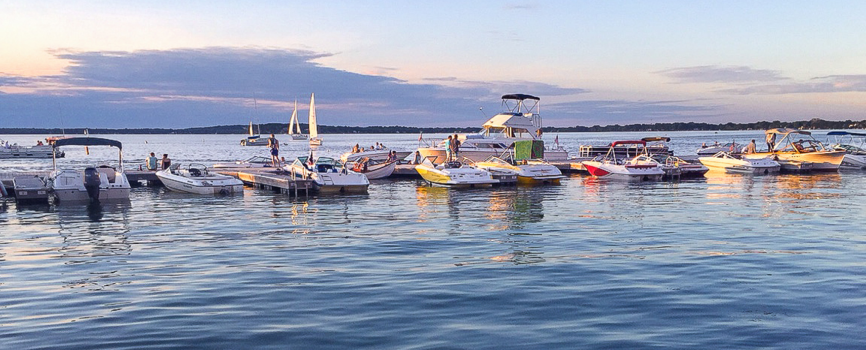 Enjoying a summer day on Lake Mendota at the Memorial Union Terrace