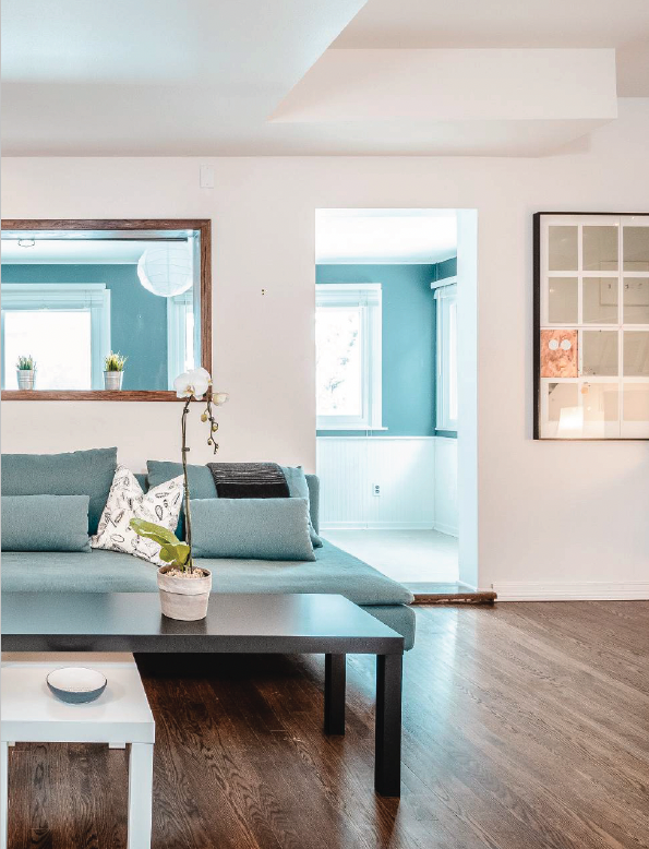 Exterior shot of a home