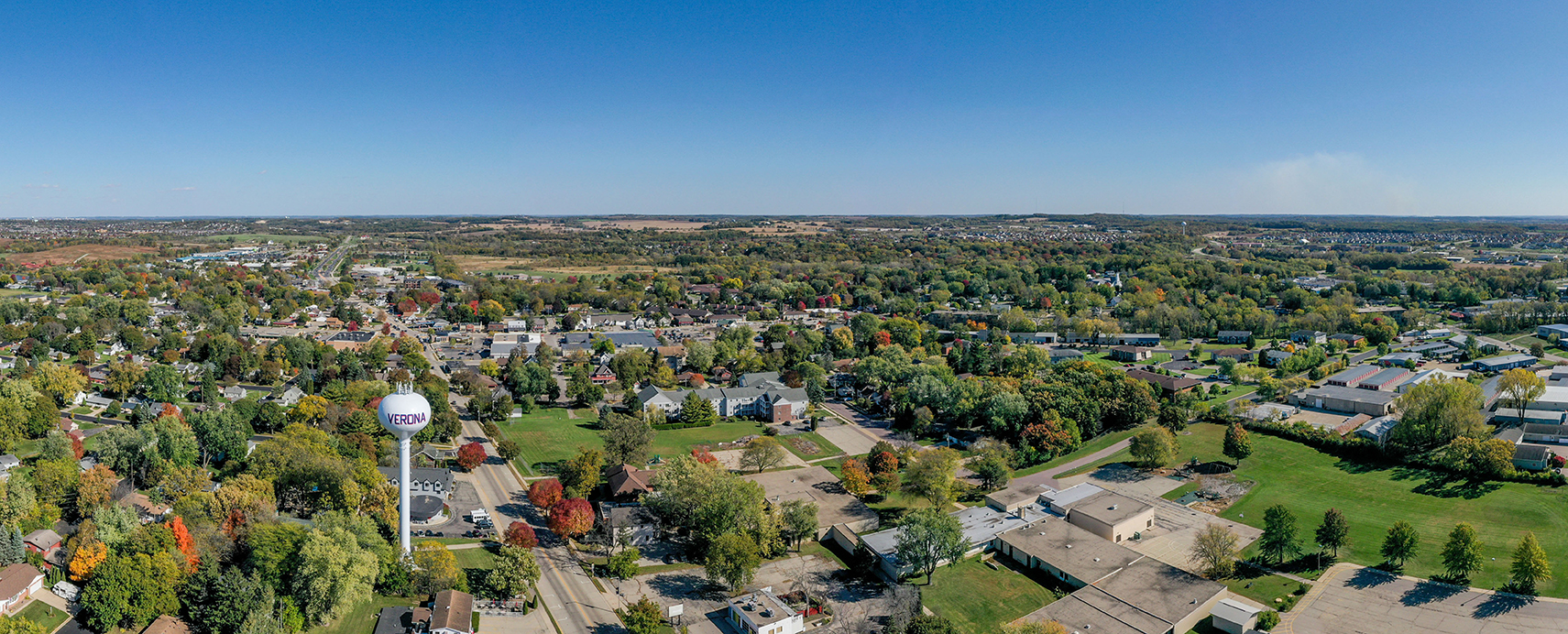 Verona Wisconsin Aerial