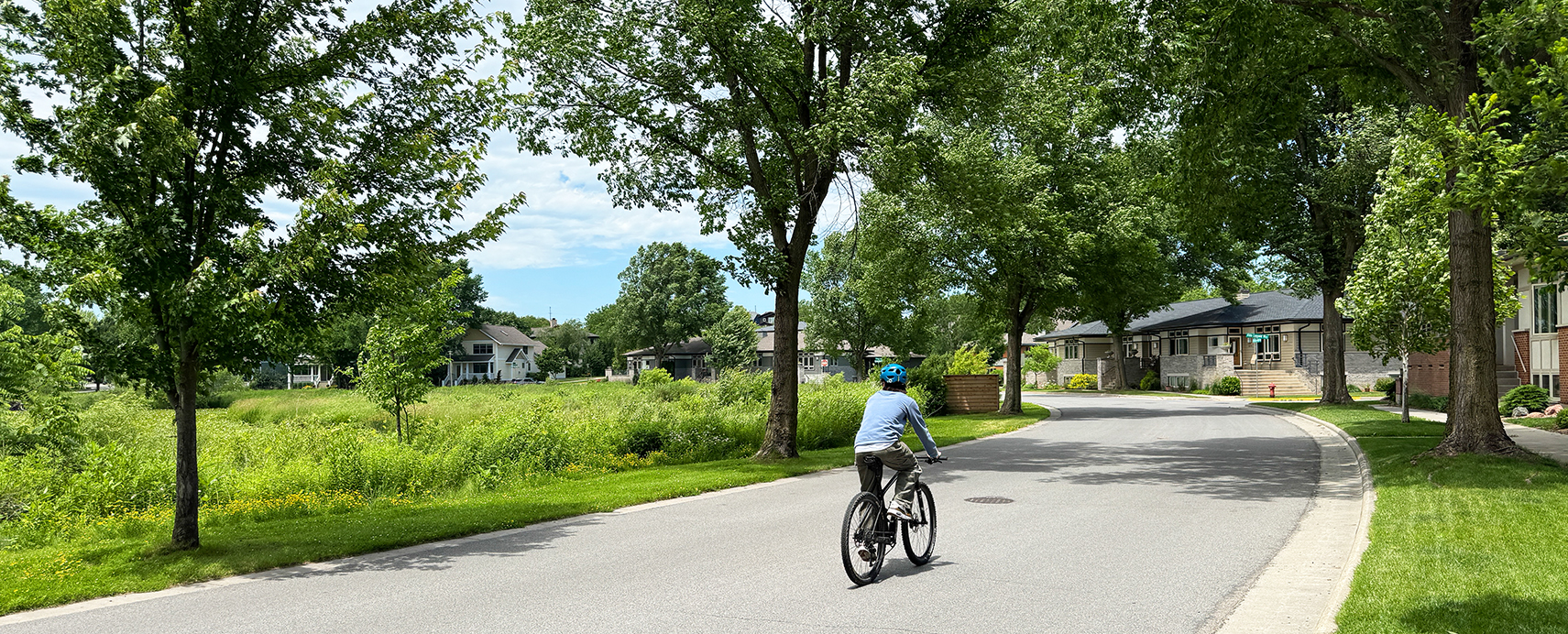 Leisurely bike ride through Middleton Hills neighborhood